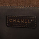 Chanel Boy Medium Flap Bag Burgundy Quilted Distressed Calfskin Aged Gold Hardware, 2013-2014