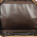Chanel Brown Caviar Quilted Leather Timeless Cosmetic Case