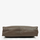 Chanel Brown Leather CC Logo Chain Tote Bag