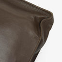 Chanel Brown Leather CC Logo Chain Tote Bag