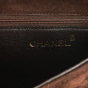 Chanel Brown Quilted Suede Tassel Flap Bag, 1989-1991