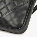 Chanel Cambon Black Leather Quilted Medium Messenger Bag