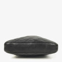 Chanel Cambon Black Leather Quilted Medium Messenger Bag