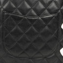 Chanel Cambon Black Leather Quilted Medium Messenger Bag