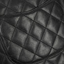 Chanel Cambon Black Leather Quilted Medium Messenger Bag