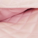 Chanel Cambon Pink Leather Quilted Medium Messenger Bag