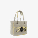 Chanel Camellia N°5 Chocolate Bar Tote Bag