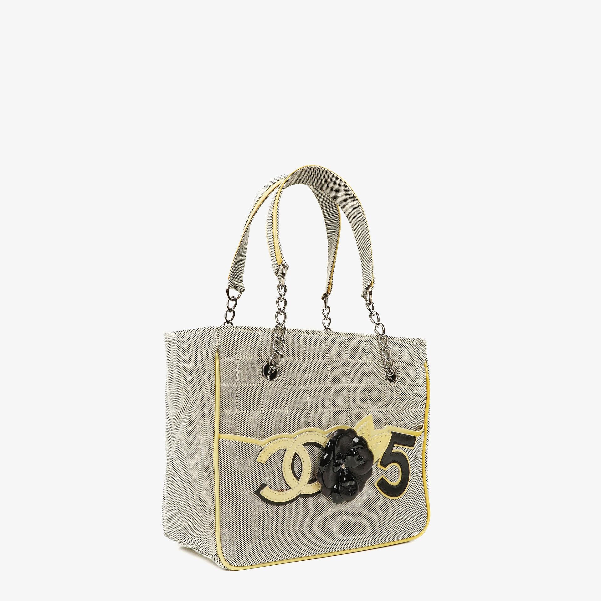 Chanel Camellia N°5 Chocolate Bar Tote Bag