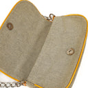 Chanel Camellia No. 5 CC Canvas Flap Bag