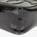 Chanel Camera CC Small Black Patent Leather Tassel Shoulder Bag