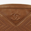 Chanel Camera Tassel Brown Leather Crossbody Bag