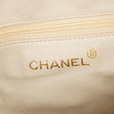 Chanel Camera Tassel CC Beige Quilted Lambskin Bag
