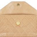 Chanel Camera Tassel CC Beige Quilted Lambskin Bag