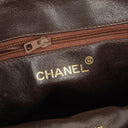 Chanel Camera Tassel CC Brown Quilted Lambskin Bag