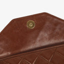 Chanel Camera Tassel CC Brown Quilted Lambskin Bag