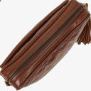 Chanel Camera Tassel CC Brown Quilted Lambskin Bag