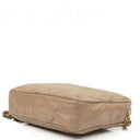 Chanel Camera Tassel In Beige Quilted Lambskin