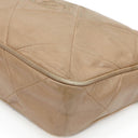 Chanel Camera Tassel In Beige Quilted Lambskin