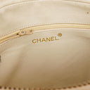 Chanel Camera Tassel In Beige Quilted Lambskin