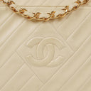 Chanel Camera Tassel Leather Front Pocket Crossbody Bag