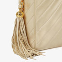 Chanel Camera Tassel Leather Front Pocket Crossbody Bag
