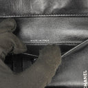 Chanel Card Holder Wallet So Black Lambskin Quilted Flap