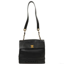 Chanel Caviar CC Flap Shoulder Bag, 24K Gold-Plated Hardware