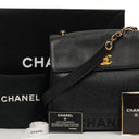 Chanel Caviar CC Flap Shoulder Bag, 24K Gold-Plated Hardware