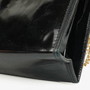 Chanel CC Black Envelope Patent Leather Multi Chain Shoulder Bag