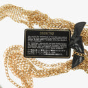 Chanel CC Black Envelope Patent Leather Multi Chain Shoulder Bag