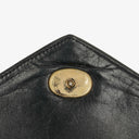 Chanel CC Black Envelope Patent Leather Multi Chain Shoulder Bag