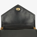 Chanel CC Black Envelope Patent Leather Multi Chain Shoulder Bag