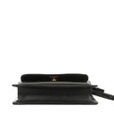 Chanel CC Black Leather Wristlet Bag 24K Gold-Plated Hardware, 1996-1997