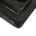 Chanel CC Black Leather Wristlet Bag 24K Gold-Plated Hardware, 1996-1997