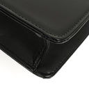 Chanel CC Black Leather Wristlet Bag 24K Gold-Plated Hardware, 1996-1997