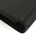 Chanel CC Black Leather Wristlet Bag 24K Gold-Plated Hardware, 1996-1997