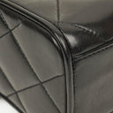 Chanel CC Black Quilted Lambskin Crossbody Messenger Bag