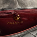 Chanel CC Black Quilted Lambskin Crossbody Messenger Bag