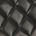 Chanel CC Black Quilted Lambskin Crossbody Messenger Bag
