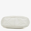 Chanel CC Double Chain White Shoulder Bag