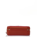 Chanel CC Filigree Small Vanity Case In Red And Pink Quilted Caviar Leather And Champagne Gold-Tone Hardware