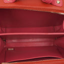 Chanel CC Filigree Small Vanity Case In Red And Pink Quilted Caviar Leather And Champagne Gold-Tone Hardware