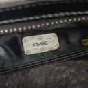 Chanel CC Front Pocket Black Quilted Patent Leather Small Tote Bag