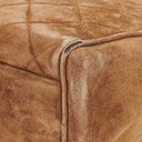 Chanel CC Logo Brown Suede Top Handle