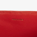 Chanel CC Logo Red Leather Full Flap Shoulder Bag