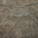 Chanel CC Logo Suede Full Flap Shoulder Bag