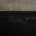 Chanel CC Logo Suede Full Flap Shoulder Bag