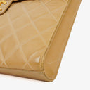 Chanel CC Maxi Logo Beige Briefcase