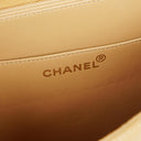 Chanel CC Maxi Logo Beige Briefcase