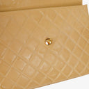 Chanel CC Maxi Logo Beige Briefcase